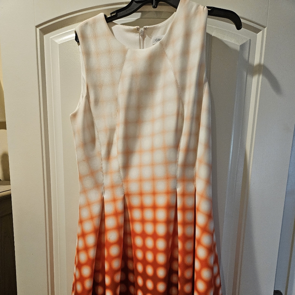 Calvin Klein Sleeveless Gradient Dress